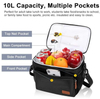 RPET 12 Cans Leakproof Travel Picnic Camping Thermal Cooler Bags Food Lunch Insulated Bag for Student School Office