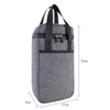 Custom logo outdoor wholesale designer waterproof portable wine bottle travel insulated wine cooler tote bag ice