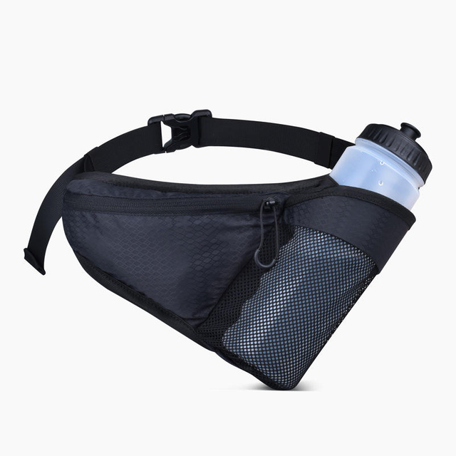 Thin Belt Bag Outdoor Sports Running Phone Fanny Pack Multifunctional Hiking Riding Waist Bag with Bottle Holder