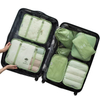 High Quality Packing Cubes 7 Piece Set Travel Organizer for Suitcases with Shoe Bag