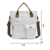Fashion Cotton Canvas Tote Bag Utility Large Capacity Canvas Handbag For Girls Ladies
