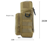 Outdoor Water Bottle Holder Carrier Pouch Bag Cross Water Bottle Bucket Bag with Adjustable Straps
