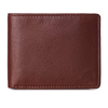promotional cheap leather wallets for man pu leather trifold thin pocket wallet RFID credit card holder wallet