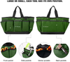 Wear-Resistant 14 Inch Gardening Tote Bag Reusable Garden Tool Storage Bag and Home Organizer with Pockets
