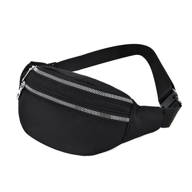 Promotional Polyester Sports Running Waterproof Designers Waist Bag Sling Crossbody Custom Fanny Pack for Women