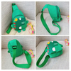 wholesale cute cross body sling bag for kids boy girls cartoon dinosaur crossbody shoulder backpack for travel outdoor