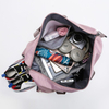 New Style Of Convenient Sports Pink Duffle Gym Bag With Shoe Compartment