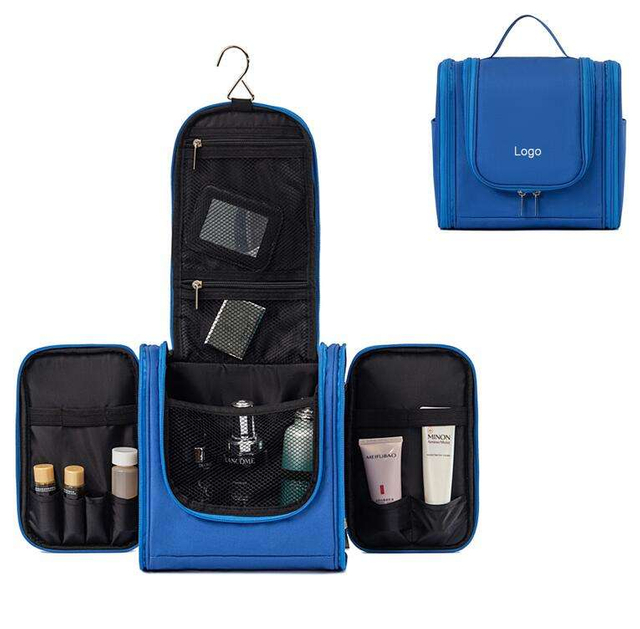 Lightweight Waterproof Travel Makeup Organizer Cosmetic Bag Bathroom Organizer Hanging Shaving Toiletry Bag Customization