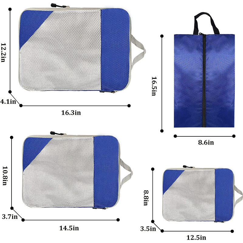 Waterproof 4pcs Packing Cubes Bag Product Details