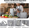 New Waterproof Canvas Cooler Lunch Bag Handbag Picnic Bag Women Convenient Lunch Box Tote School Food Storage Bags