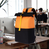 Multicolor Large Capacity Business Travel Computer Laptop Rolltop Backpack with USB Waterproof Laptop Backpack