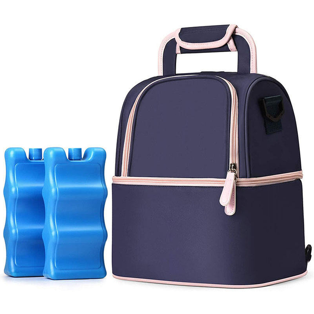 Lunch Bag Stroller Organizer Baby Bottle Breastmilk Cooler Bag Thermal Insulation Fabric for Cooler Bags