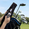 Black Golf 7 Can Cooler Sleeve thermal Insulated Beverage Cooler sleeve for Golf bag