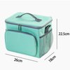 Outdoor Insulated Cooler Bags Lunch Bag With Two Mesh Side Pockets Design