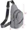 New Fashion Mens Chest Bag Single Shoulder Crossbody Sling Chest Cross Body Bag for Women Men Kids
