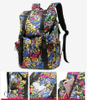 Printing large unisex cool anti-theft drawstring bagpack traveling college leisure book bag school backpacks for men