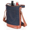 2 Bottle wine champagne one shoulder diagonal hand-held aluminum foil fresh cooler bag heat preservation bag