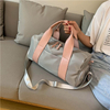 Custom 17 Inches Travel Duffel Bag Waterproof Nylon Sports Gym Duffle Bag for Women