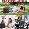 Insulated Lunch Bag with Adjustable Shoulder Strap for Office