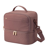 Custom Color Cooler Bag Lunch Handbag with Two Layer Thermal Bag for Work Commuting