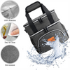 Waterproof Double Compartment Insulated Cooler Lunch Bag for Men and Women Leakproof Large Reusable Lunch Box for Office Work