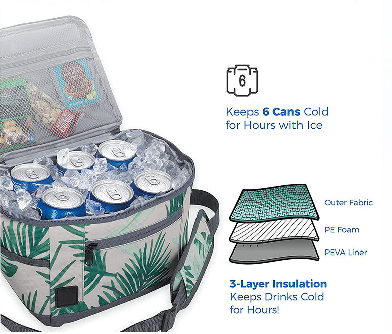 6 can soft cooler