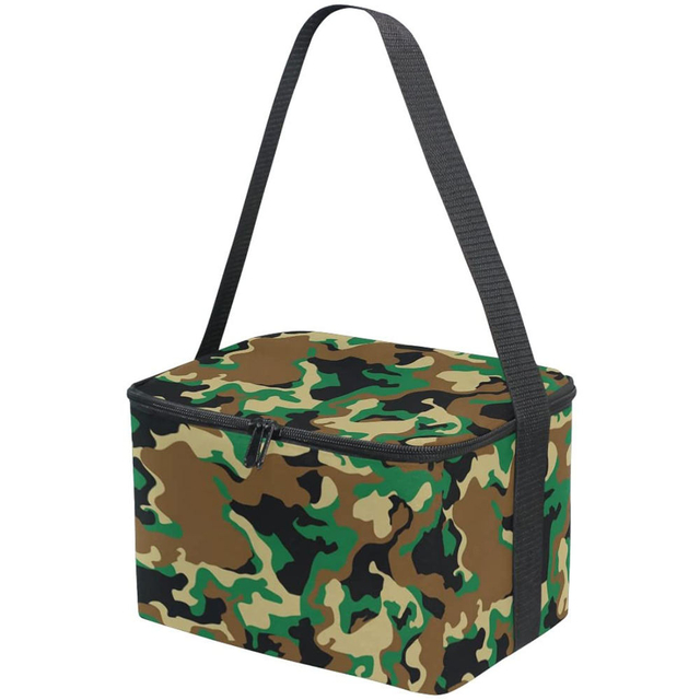 Lunch Cooler Bag for Lunchboxes Small Sublimation Printing Cotton Canvas Lunch Bags for Women Insulated