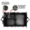 Large Collapsible Trunk Organizer Portable Multi Compartments Trunk Storage with Pockets for Grocery Cargo