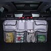 Car Backseat Organizer Waterproof And Durable Car Seat Organizer Kick Mats Muti-Pocket Back Seat Storage Bag