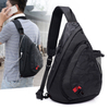 custom logo anti theft sling backpack for men waterproof crossbody shoulder bag with multi compartment