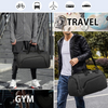 40L Gym Duffle Bag Waterproof Sports Travel Bag with Shoe Compartment, Weekender Overnight Duffel Bag