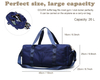 Custom Gym Weekender Bag with Shoes Compartment And Large Wet Pocket for Beach Swim Workout Sport Travel Weekend
