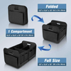 Car Trunk Organizer With Foldable Lid For Suv Collapsible Cargo Organizer With Foldable Compartments,Reinforced Handles