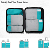 Lightweight Suitcase Compression Luggage Packing Cubes for Travel 6 Set Packing Cubes Travel Organizer