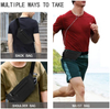 Fashion Waterproof Running Walking Cycling Gym Men Women Workout Fanny Pack Small Waist Pack Bag With 4 Pocket Fits All Phones