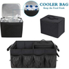 Heavy Duty Foldable Car Trunk Organizer Box Suv Truck Organizer with Cooler