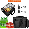Gray durable custom insulated food lunch insulation tote thermal bag cooler bags for men women work