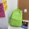 Amazon's Manufacturer Wholesale Solid Color College Students Simple Versatile Backpack