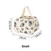 BSCI Factory Wholesale Lovely Printing Portable Waterproof Thickening Aluminum Foil Insulated Cooler Lunch Bag