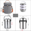 BSCI Manufacturer Wholesale Cylinder Simple Fashion Portable Thermal Lunch Cooler Bag