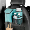 Custom Logo New Designer Durable Universal Auto Cargo Gear Car Backseat Organizer with Hanging Hooks