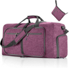 Large Capacity Folding Travel Bag Waterproof Camping Women Sport Duffel Bags Men Carry Overnight Weekender Bag Shoe Compartment