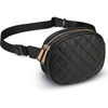 Fashion Women Pu Leather Waist Bag Custom Waterproof Zipper Chest Bag Fanny Pack for Girls