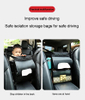 Car Protective Screen Isolation Storage Net Seat Side Organizer Back Bag Car Anti-Child Car Seat Storage Net Bag