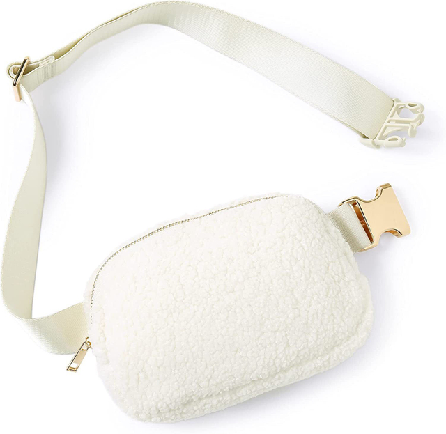 Wholesale Portable Luxury Waist Bag Women Fashion Adjustable Strap Fleece Belt Bags Pouch Fanny Pack