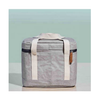 Portable Reusable Kraft Paper Cooler Bag Thermal Insulated Picnic Drink Can Waterproof Kraft Paper Cooler Bag