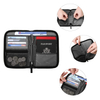 Custom Travel Polyester Passport Holder, Cheap Long Style Passport Wallet