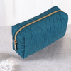 Ladies Large Organizer Zipper Travel Cosmetic Bag Quilting Travel Portable Makeup Toiletry Bag With Handle
