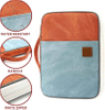 Custom Waterproof Pu Leather Thick Cloth Portable Travel File Holder Functional Zipper Binder Portfolio Organizer Document Bag