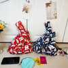 Custom Print Cotton Wrist Knot Bag Portable Purse Canvas Tote Gift for Girl Women